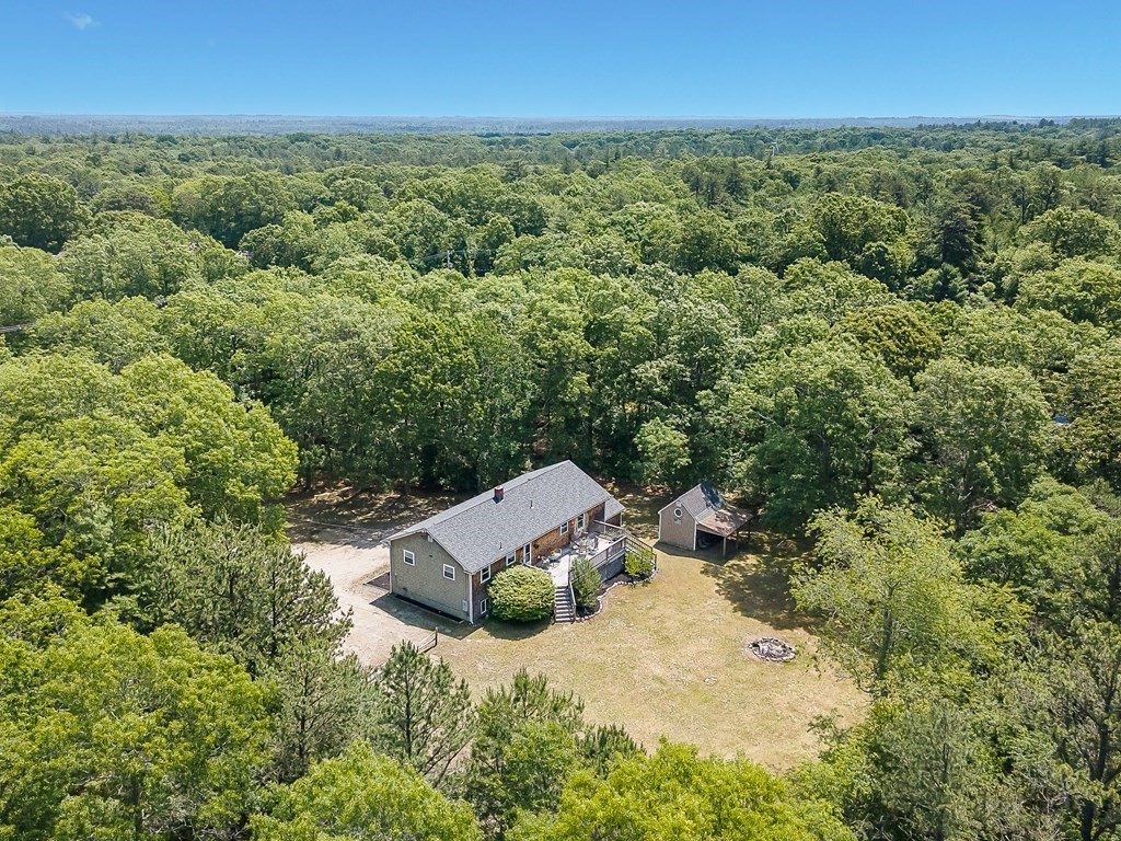 68 Bullock Road Freetown, MA 02717 - Photo 30 of 32 an aerial view of a house with a yard