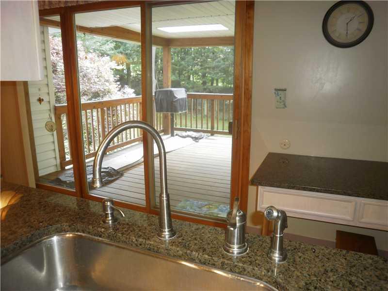138 Tyler Road Pittsburgh, PA 15237 - Photo 6 of 13 Kitchen. View of Deck from Sink