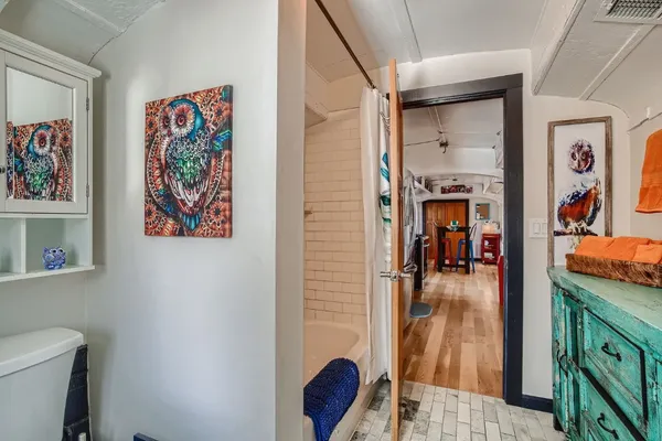 a view of a hallway with interior of the house