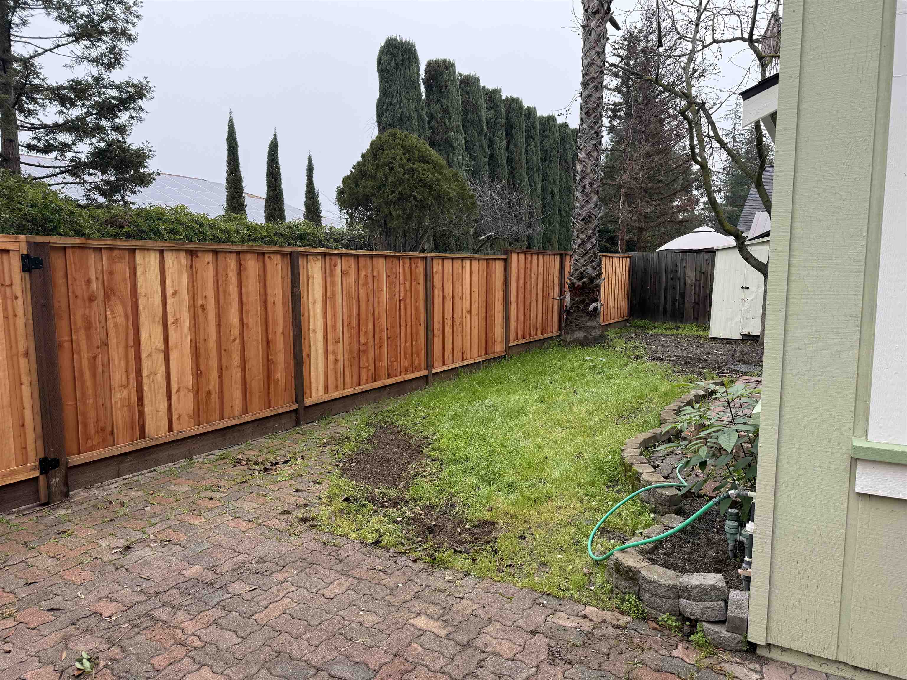 380 West Ruby Street Oakley, CA 94561 - Photo 16 of 18 a view of a backyard with wooden fence and plants