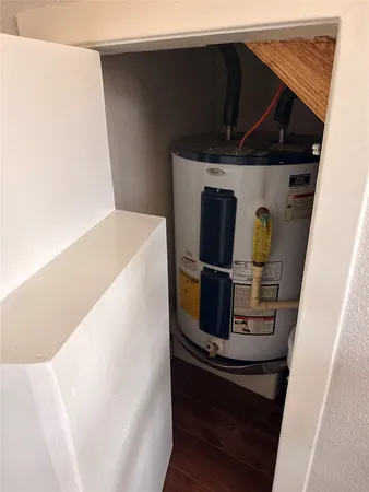a close view of water heater