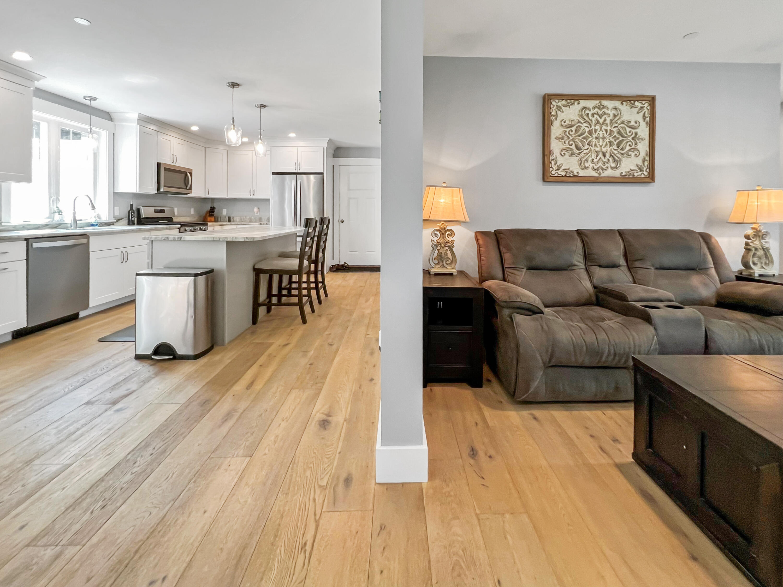 39 Newfield Road Freeport, ME 04032 - Photo 22 of 60 Kitchen and Living Room