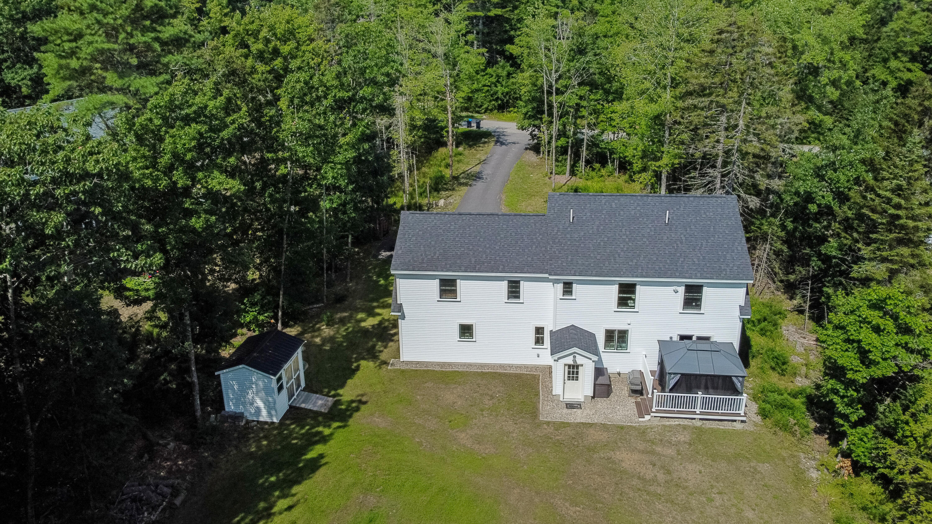 39 Newfield Road Freeport, ME 04032 - Photo 6 of 60 Rear of Home