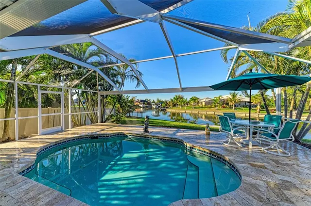 a view of a lake with houses