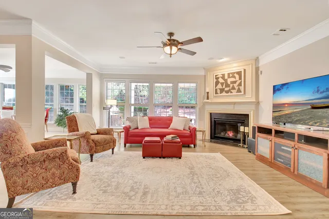 a view of a bathroom with a shower