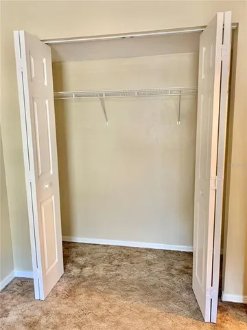 a view of closet area