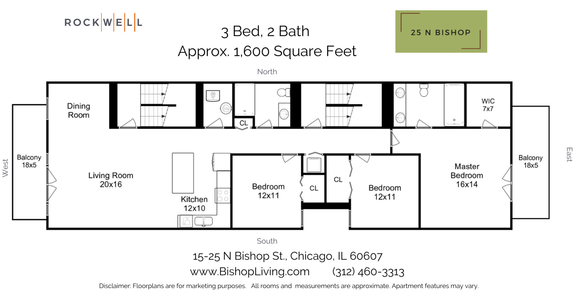 17 North Bishop Street, Unit 3 Chicago, IL 60607 - Photo 9 of 9 unknown