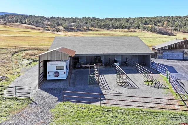 an outdoor view with patio
