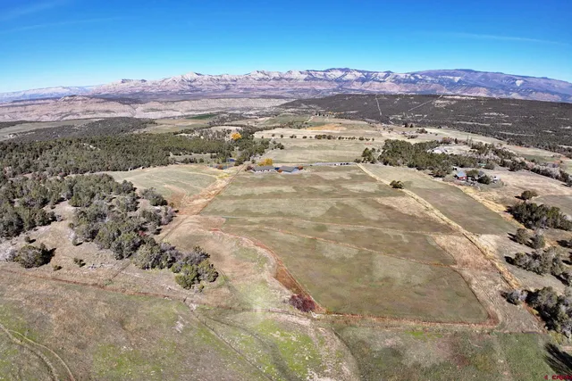 a view of city and mountain