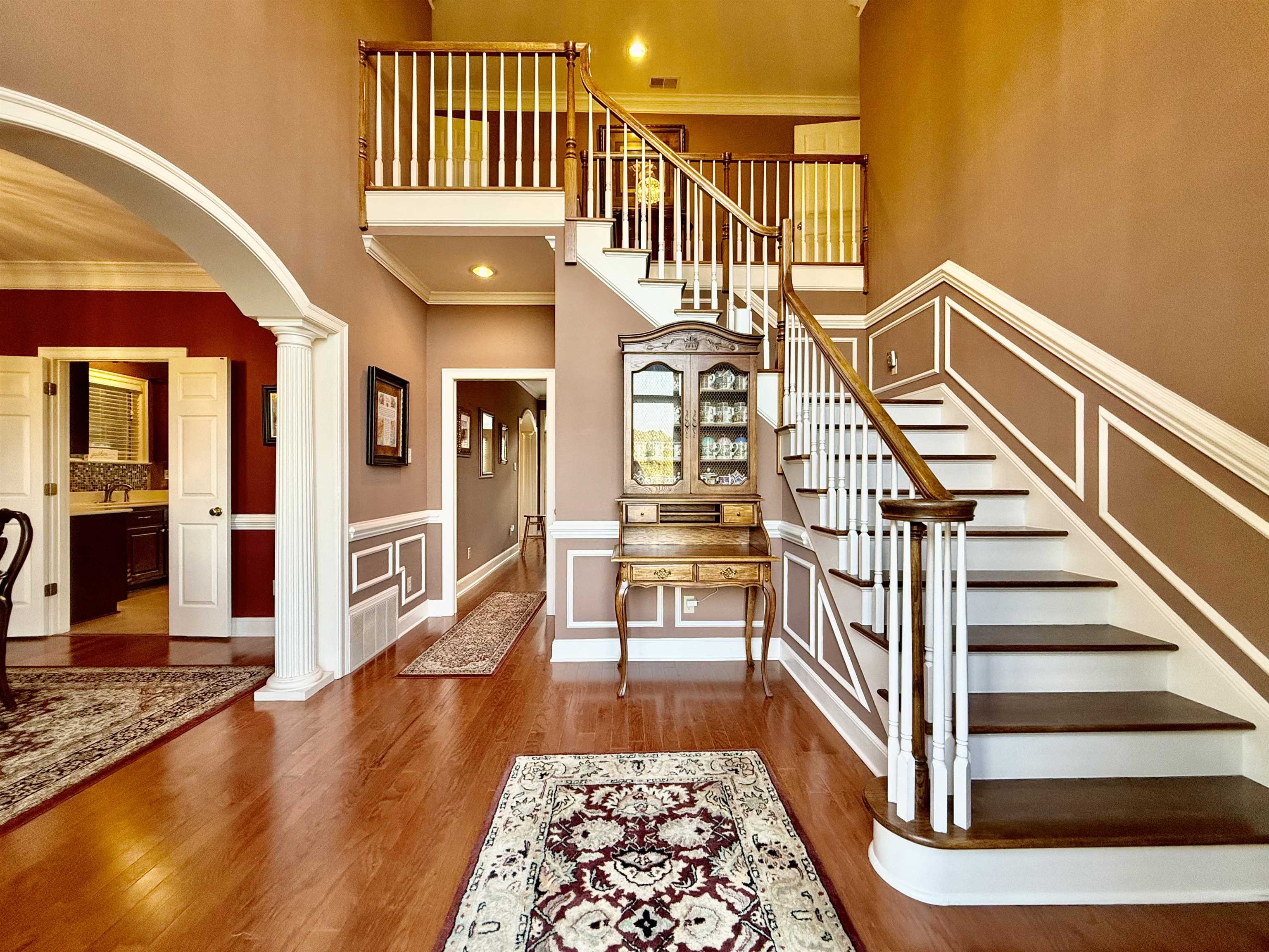 705 Old Solomon Mill Road Somerville, TN 38068 - Photo 8 of 40 a view of entryway and hall with wooden floor