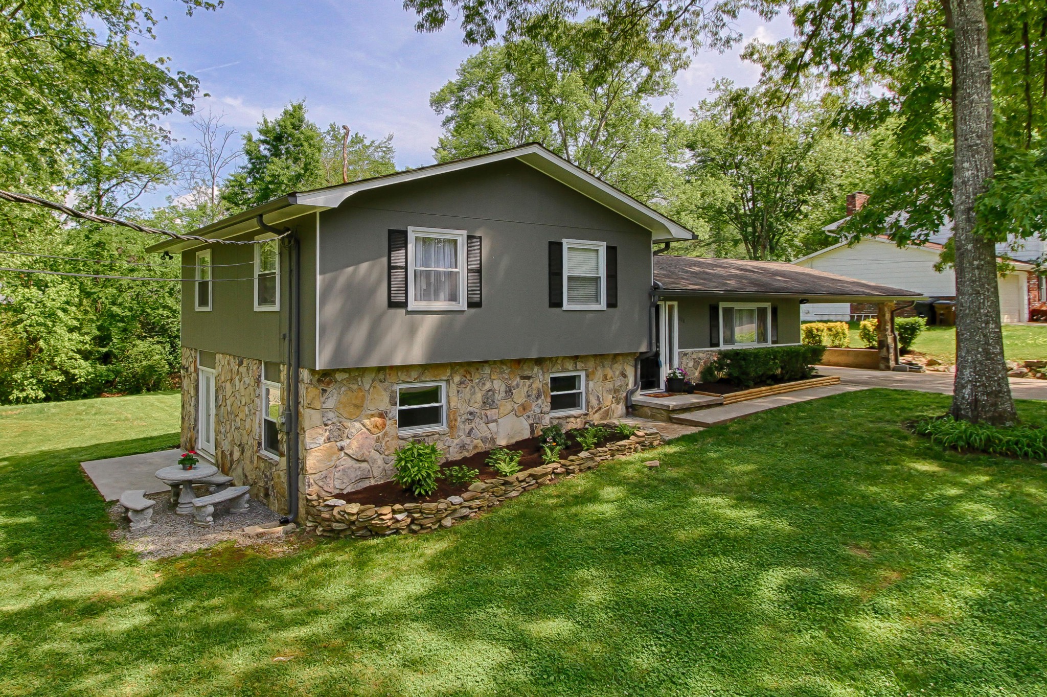 128 Culver Road Oak Ridge, TN 37830 - Photo 13 of 14 a aerial view of a house with a yard patio and tree