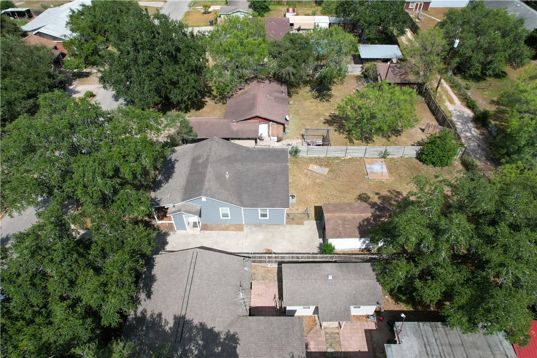 702 Jefferson Street Alice, TX 78332 - Photo 38 of 38 an aerial view of a house with outdoor space and lake view