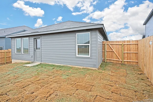 a house with white walls