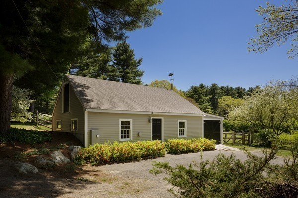 55 Willow Street Dover, MA 02030 - Photo 22 of 22 a view of a house with a garden