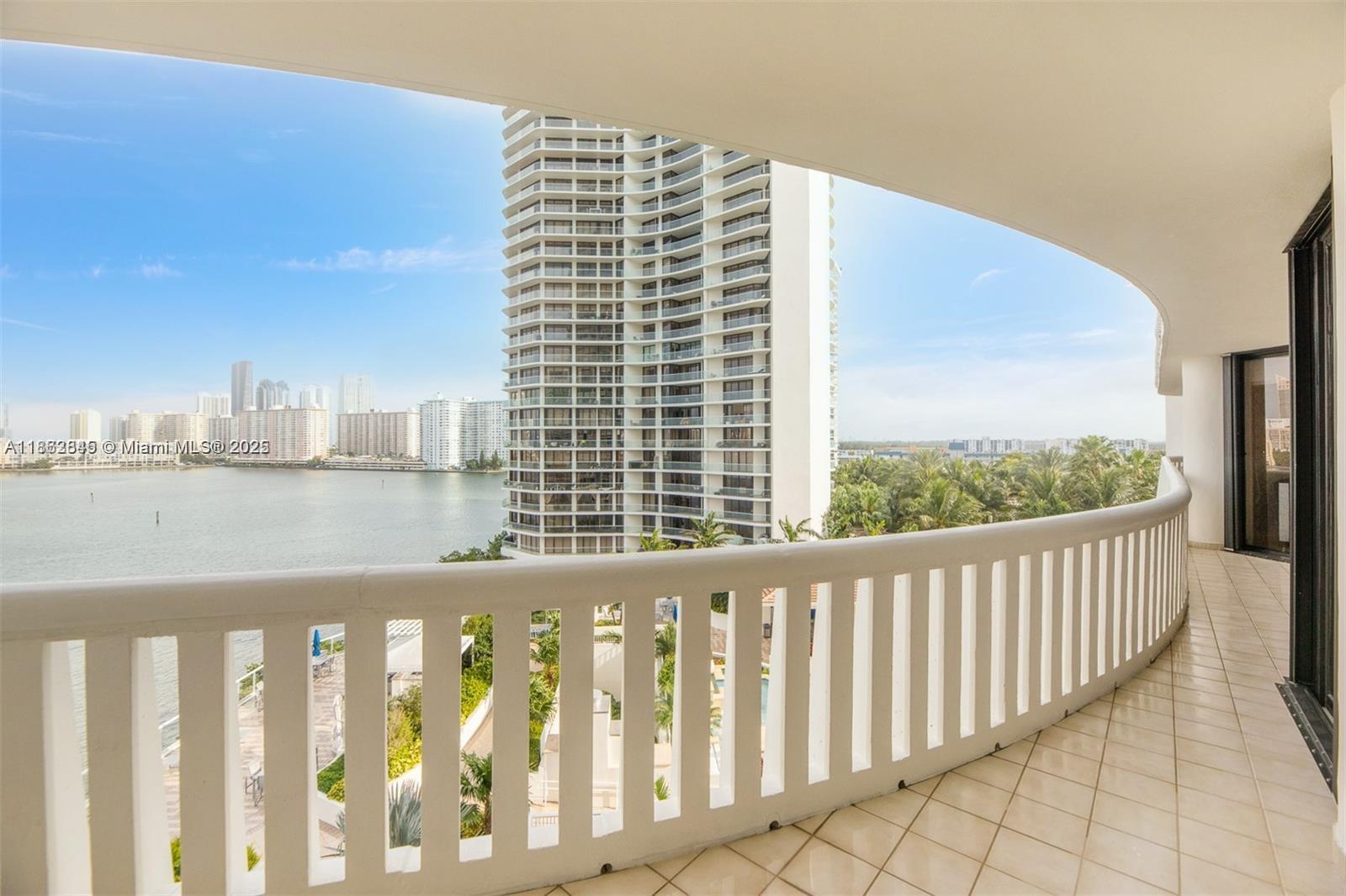 3000 East Island Boulevard, Unit 801 Aventura, FL 33160 - Photo 29 of 36 a city view from a balcony