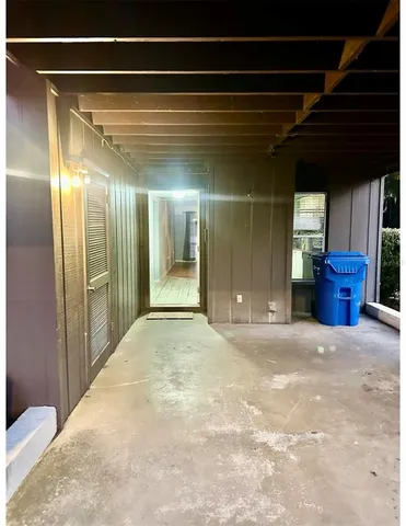 a kitchen with a stove and a microwave