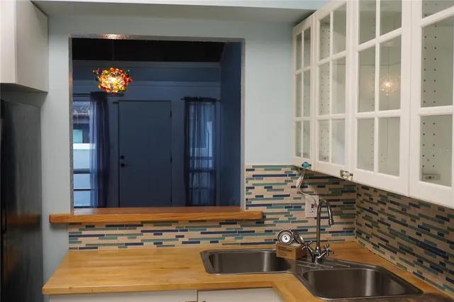 a view of an empty room