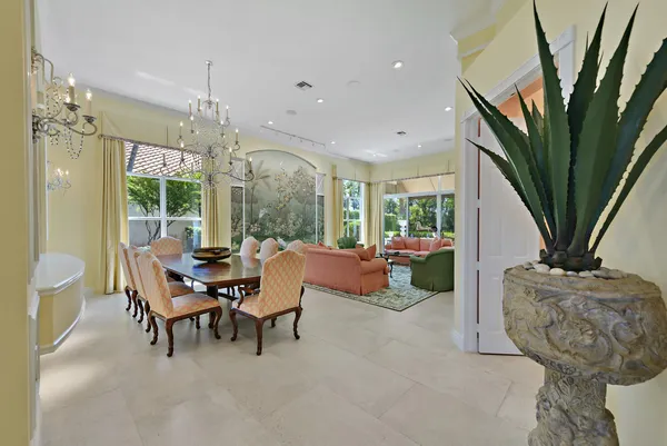 a outdoor space with furniture