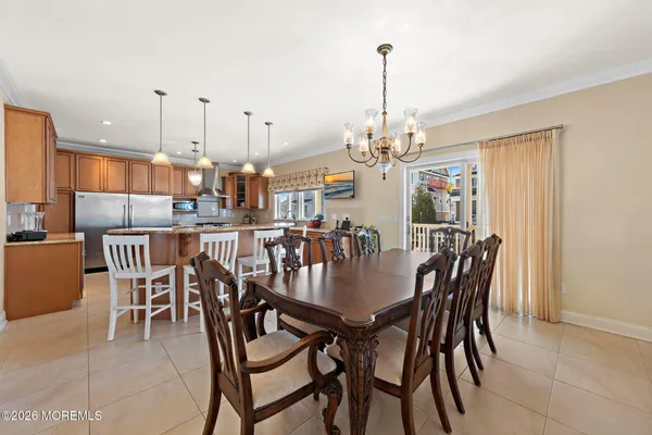 a view of a lake with a city skyline in the background