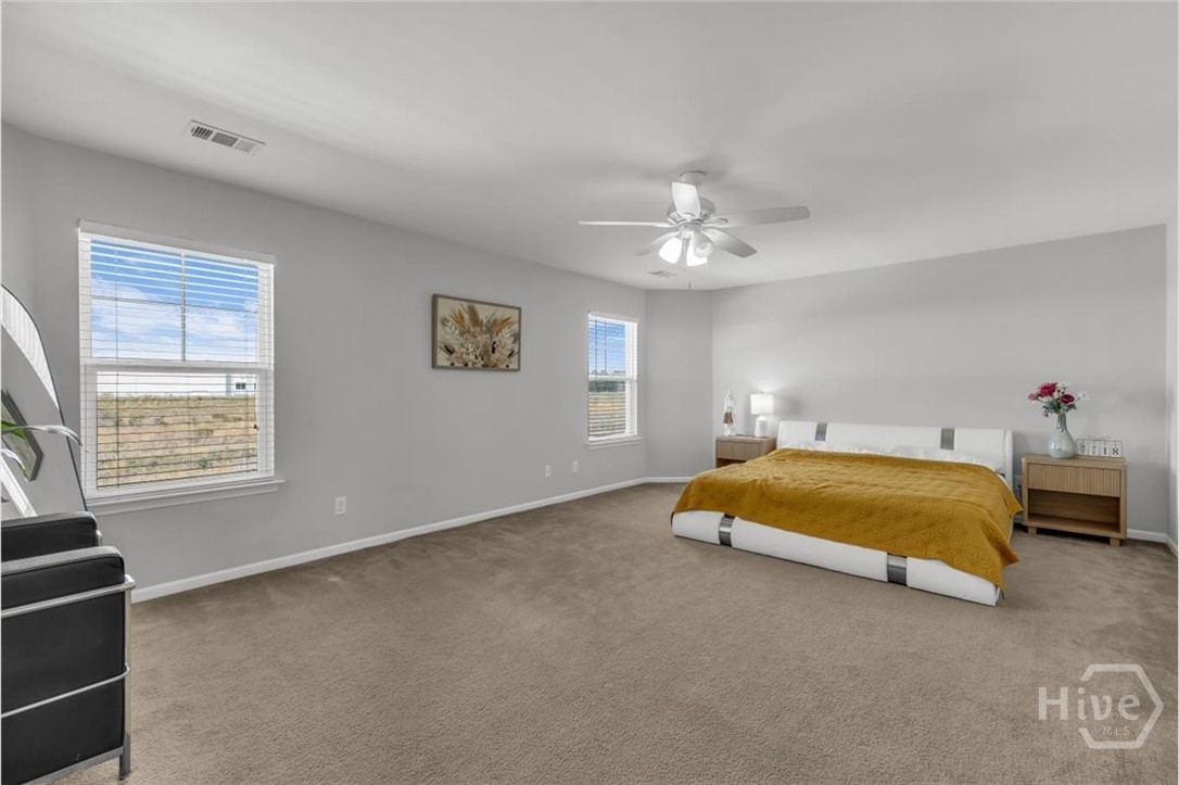36 Hasty Point Road Port Wentworth, GA 31407 - Photo 37 of 70 2ND FLOOR OVERSIZED PRIMARY BEDROOM VIEW 1