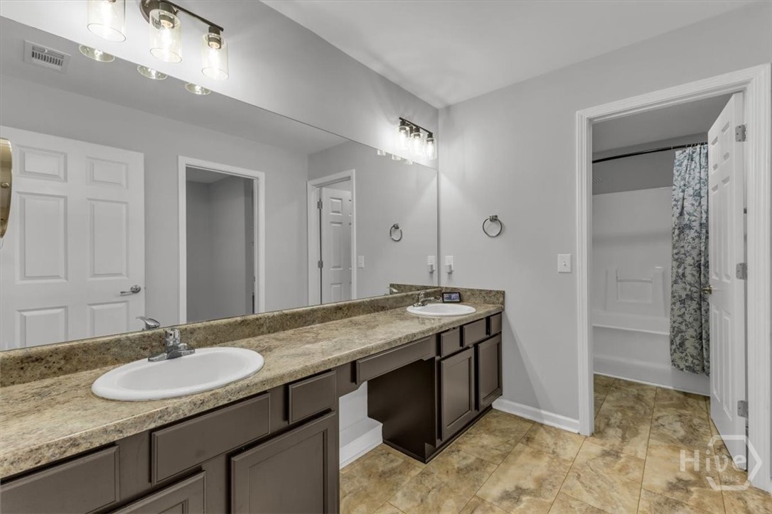 36 Hasty Point Road Port Wentworth, GA 31407 - Photo 40 of 70 PRIMARY BATHROOM WITH DUAL SINKS WITH VANITY AREA VIEW 1