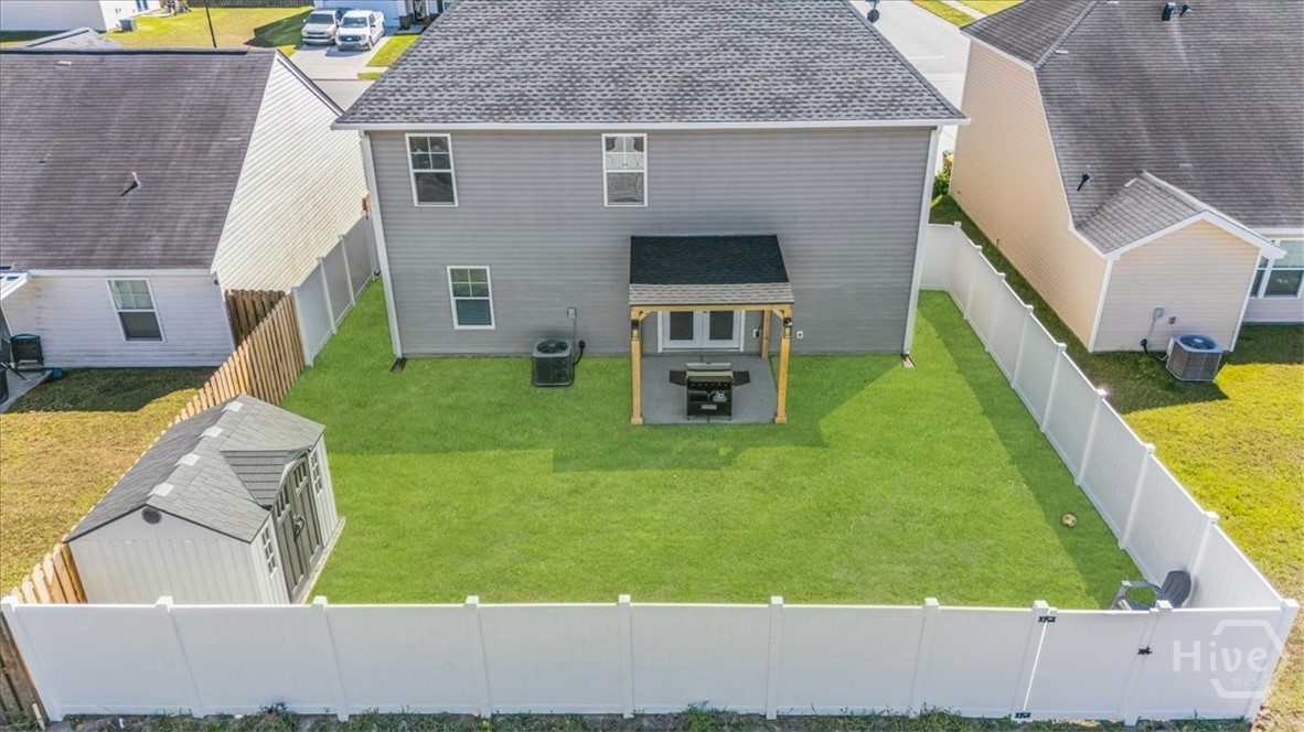 36 Hasty Point Road Port Wentworth, GA 31407 - Photo 61 of 70 AERIAL REAR VIEW 1