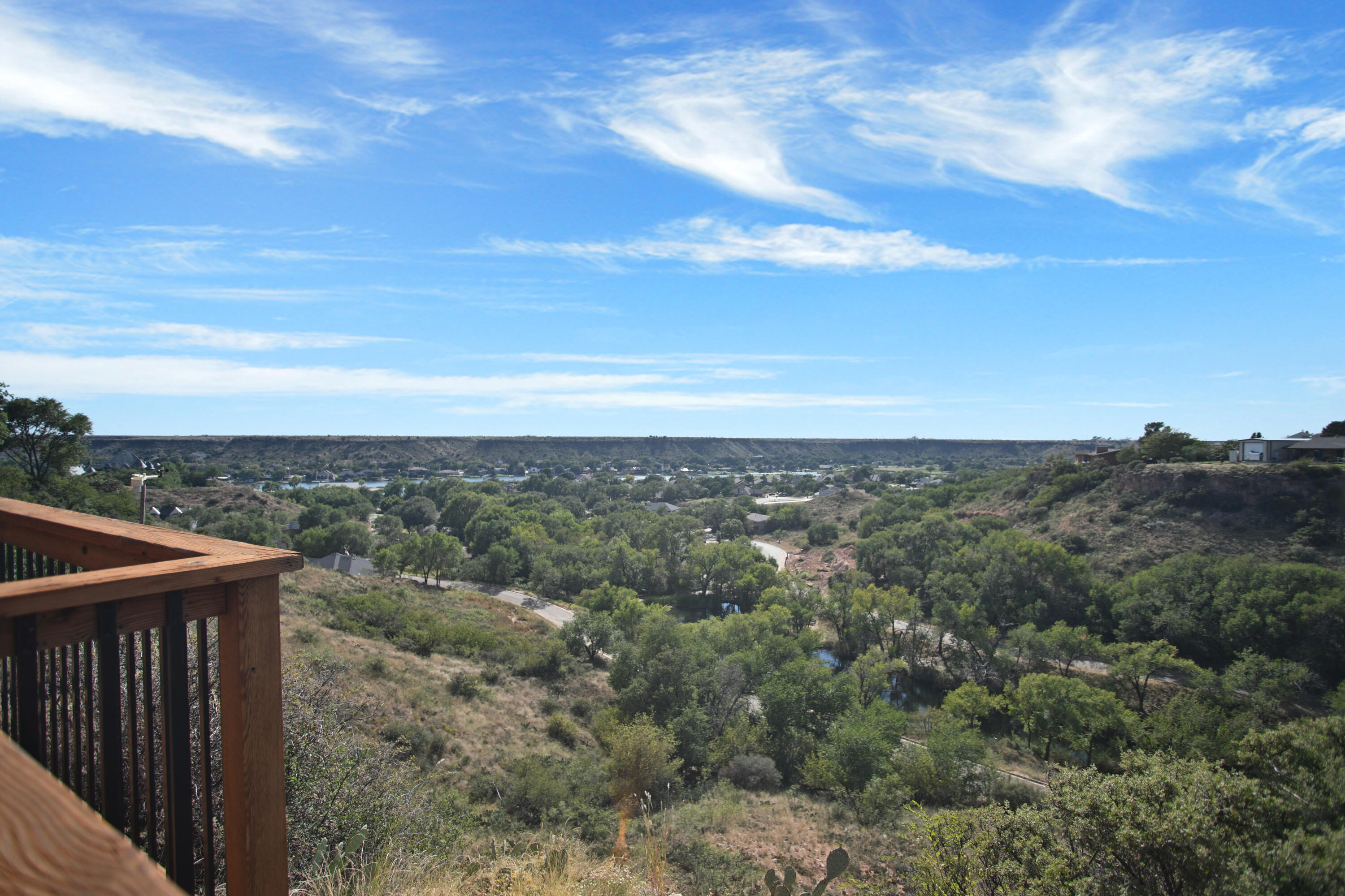 25 East Canyonview Drive Ransom Canyon, TX 79366 - Photo 50 of 58 a view of a dry yard with wooden fence