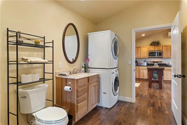 a view of a house with outdoor space and sitting area