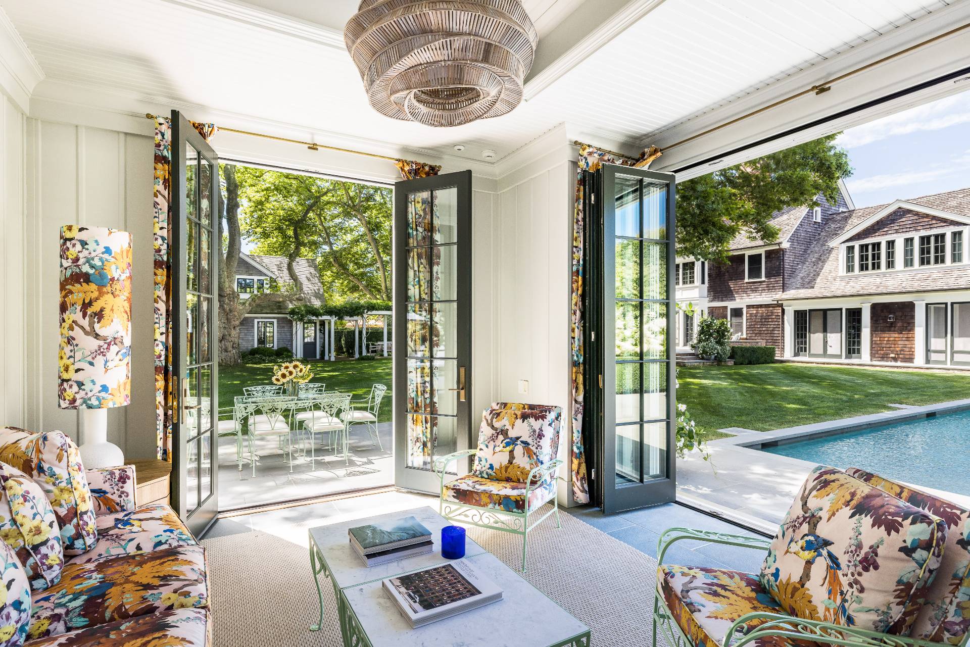 43 Lee Avenue East Hampton, NY 11937 - Photo 6 of 49 a bedroom with furniture and a large window