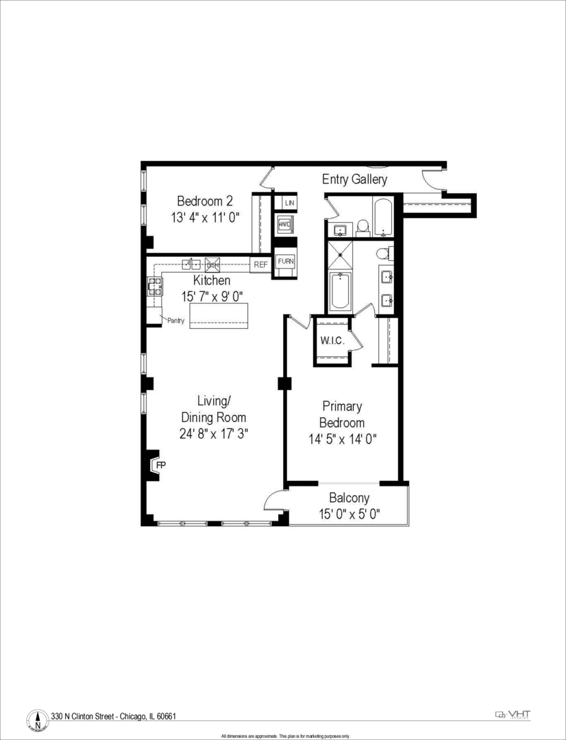 330 North Clinton Street, Unit 508 Chicago, IL 60661 - Photo 23 of 23