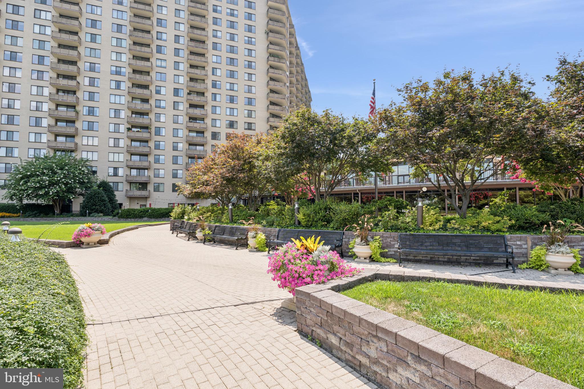 5225 Pooks Hill Road, Unit 1128S Bethesda, MD 20814 - Photo 27 of 61 a view of outdoor space yard and swimming pool