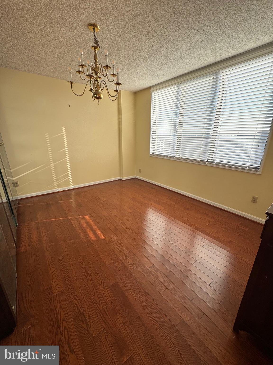 5225 Pooks Hill Road, Unit 1128S Bethesda, MD 20814 - Photo 60 of 61 an empty room with wooden floor fan and windows