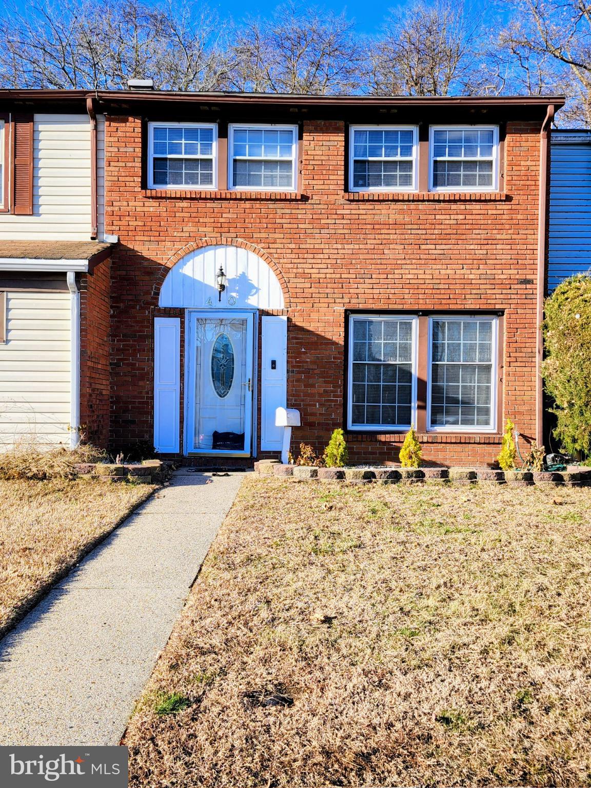40 Rittenhouse Drive Willingboro, NJ 08046 - Photo 1 of 1 Charming brick facade with inviting entrance.