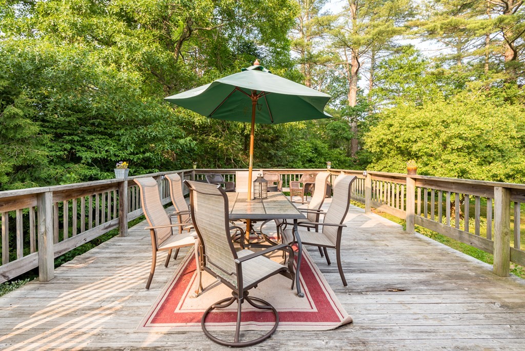 324 Nye Road Barnstable, MA 02632 - Photo 28 of 37 a view of deck with furniture and wooden deck