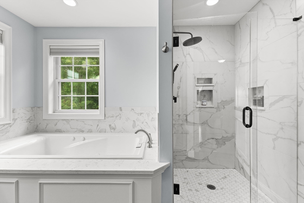 6 Jacoby Way Seekonk, MA 02771 - Photo 22 of 42 a bathroom with a tub and a shower
