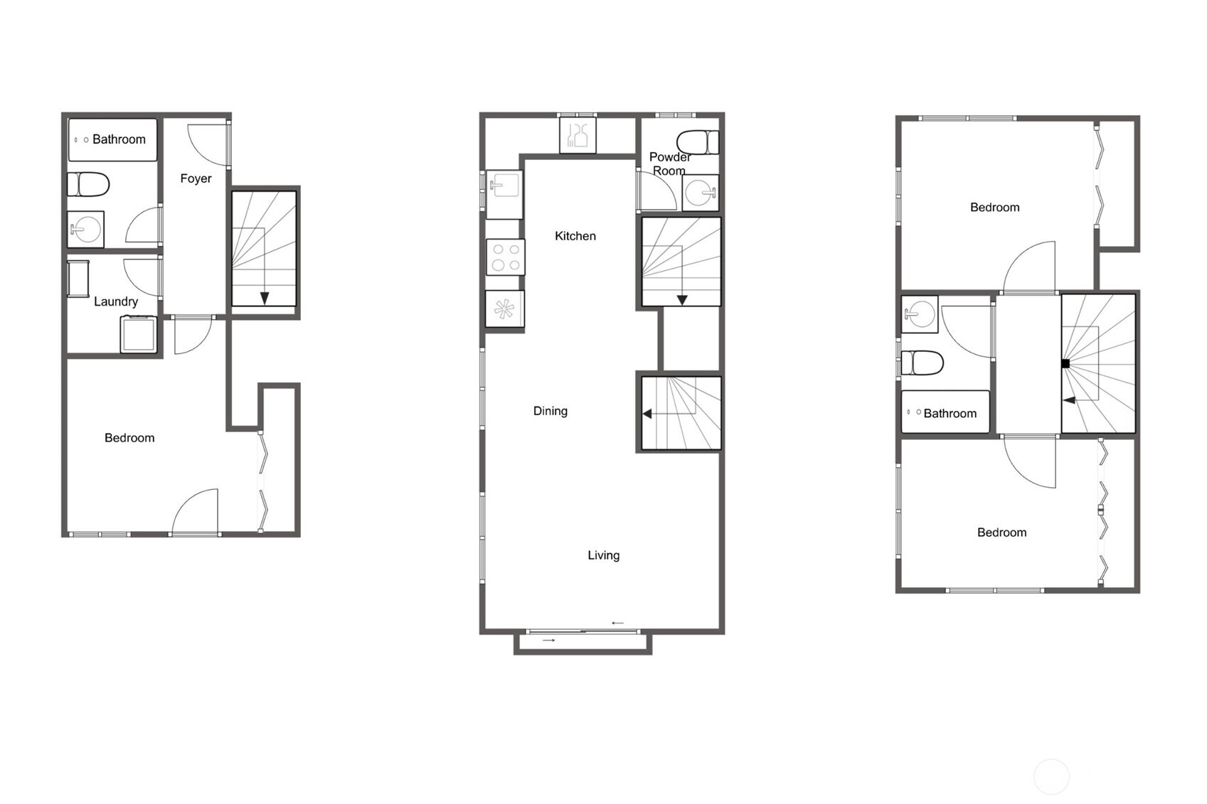 6348 34th Avenue Southwest, Unit C Seattle, WA 98126 - Photo 24 of 24 a picture of a floor plan