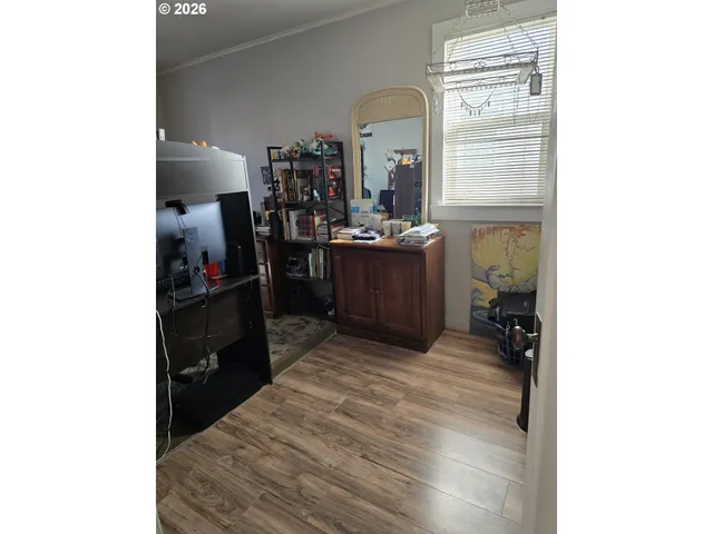 a room with furniture and window