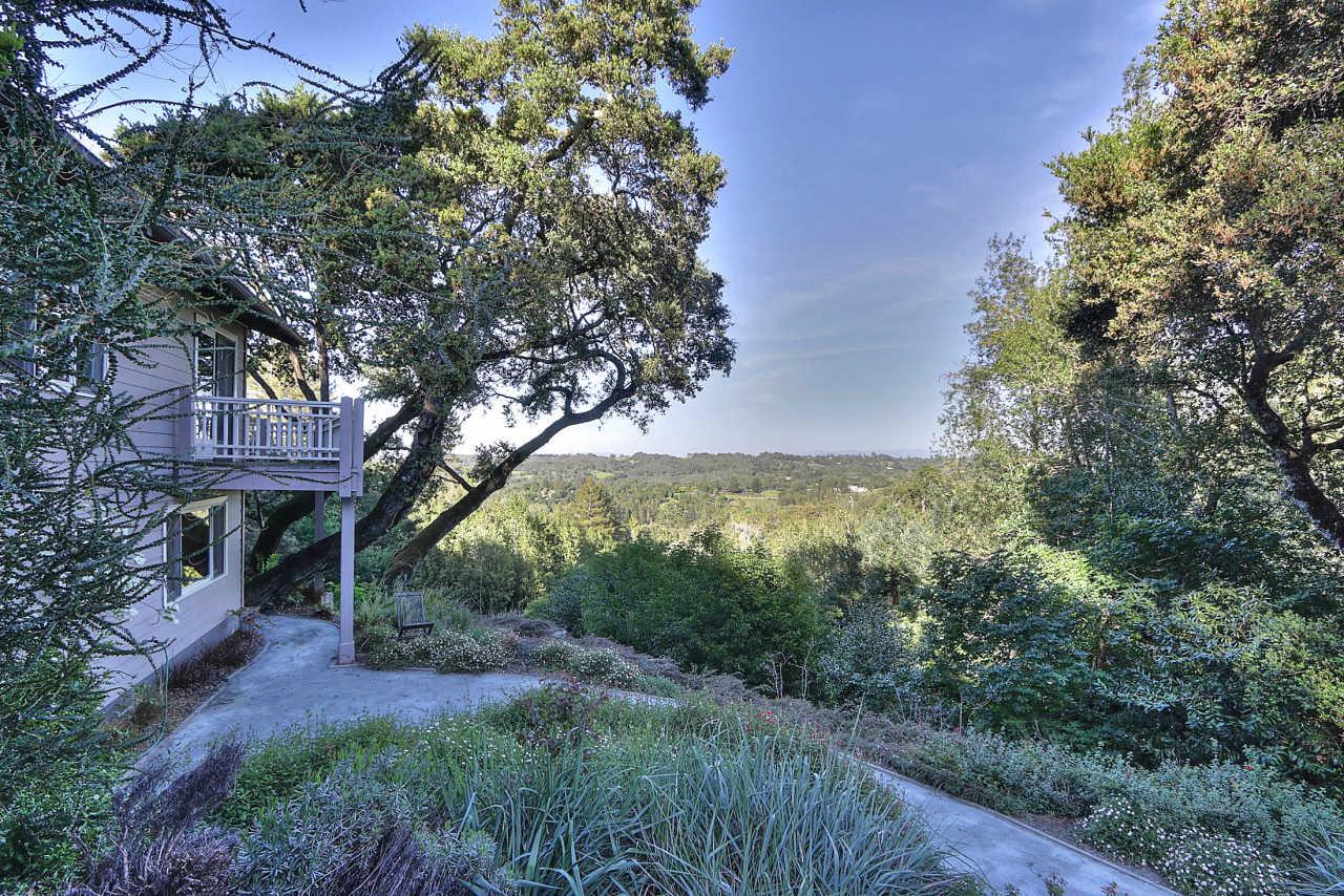33 Montecito Road Woodside, CA 94062 - Photo 19 of 70 a view of a house with a yard