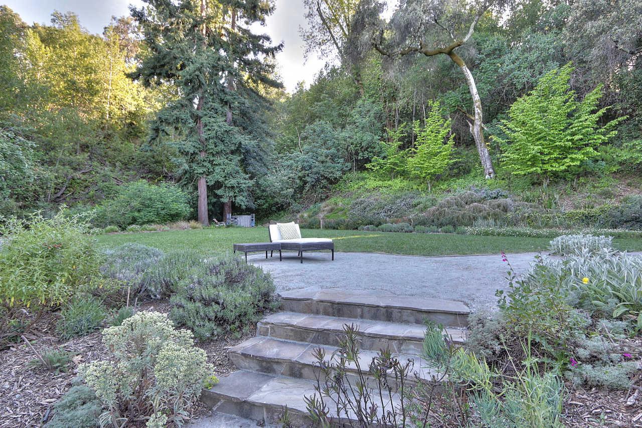 33 Montecito Road Woodside, CA 94062 - Photo 26 of 70 a view of a house with a yard