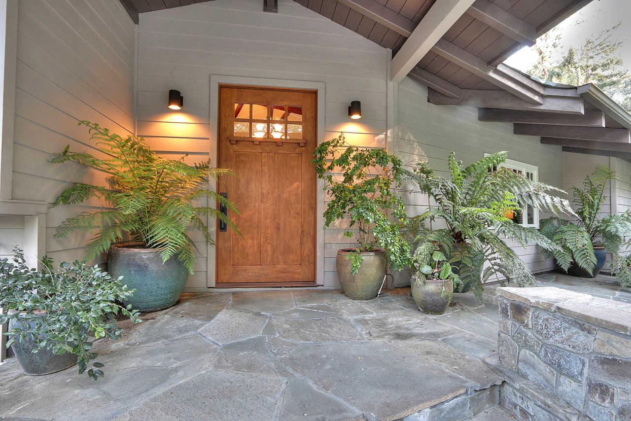 33 Montecito Road Woodside, CA 94062 - Photo 27 of 70 a view of a entryway door of the house