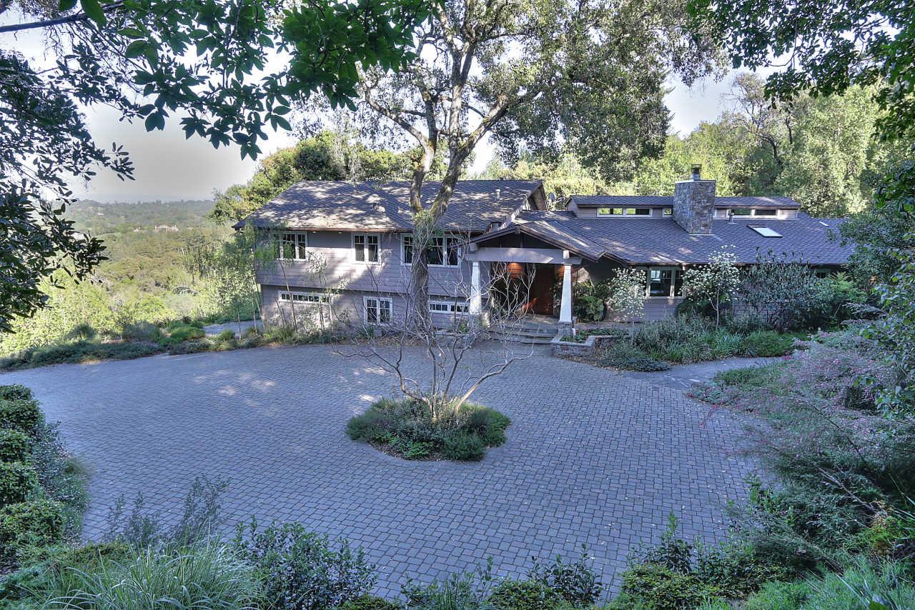 33 Montecito Road Woodside, CA 94062 - Photo 4 of 70 a view of a house with a yard and a tree