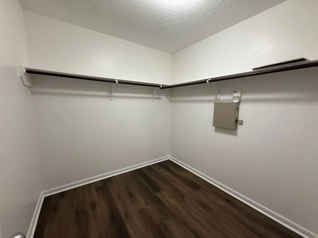 a view of a room with shelf