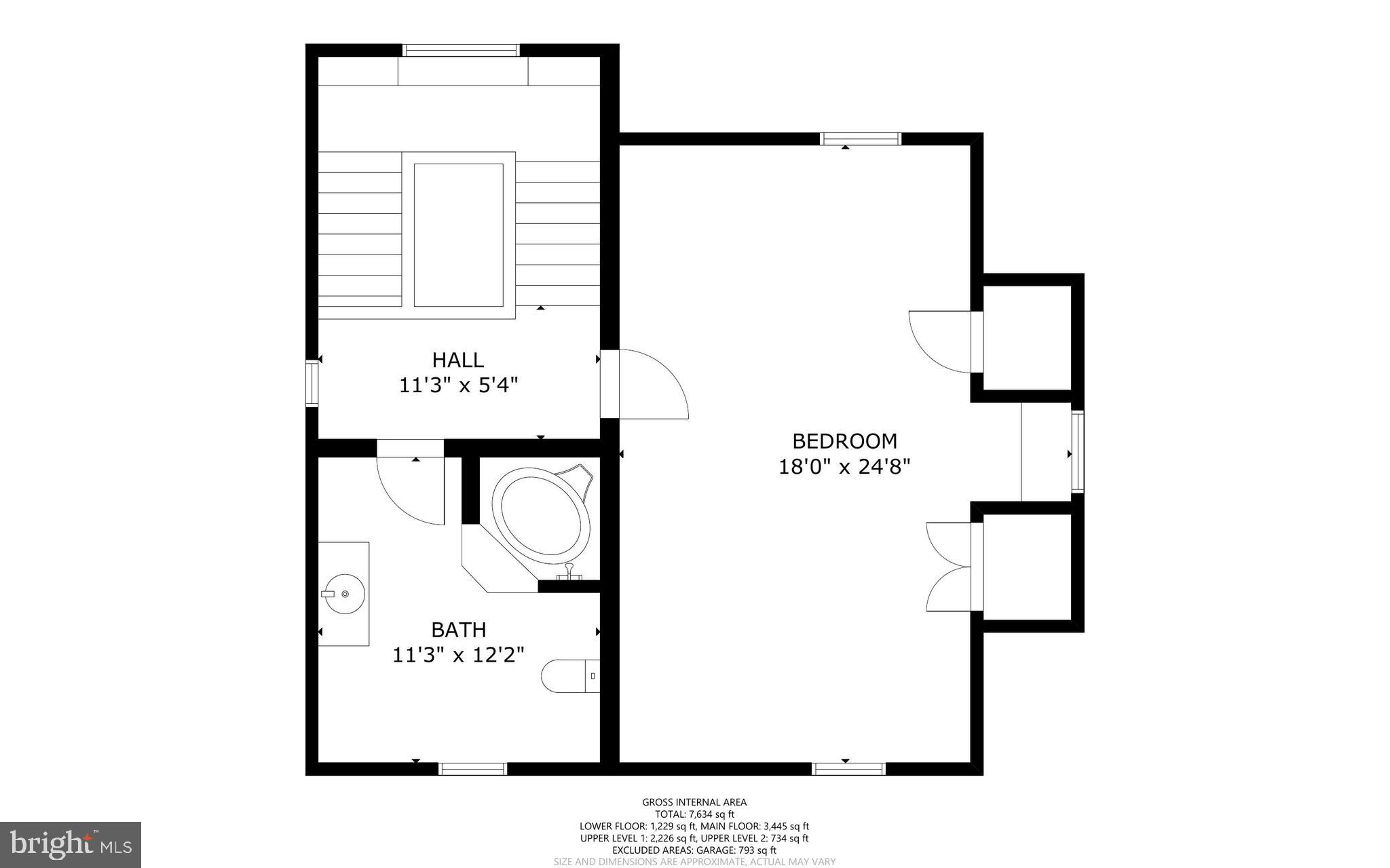 15407 Dr Bowen Road Aquasco, MD 20608 - Photo 88 of 89 Main Residence Floorplan: Upper Level 2