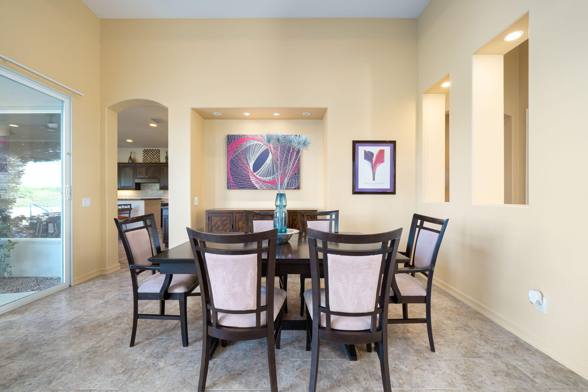 325 Loch Lomond Road Rancho Mirage, CA 92270 - Photo 17 of 49 a view of a dining room with furniture
