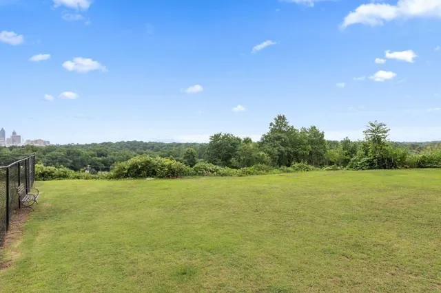 a view of an ocean and beach