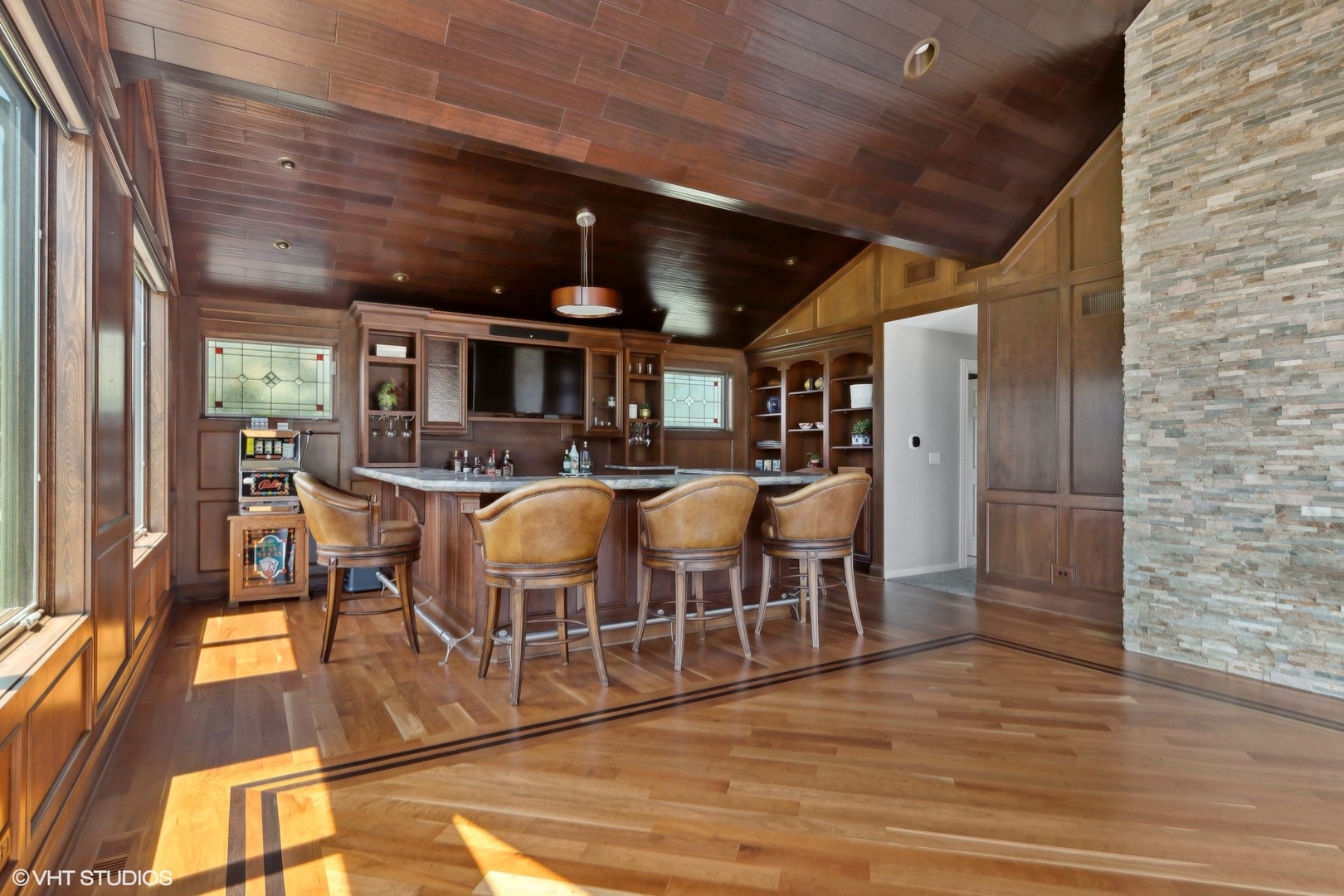 23905 West Bedlington Circle Deer Park, IL 60010 - Photo 15 of 23 a view of a dining room with furniture window and wooden floor