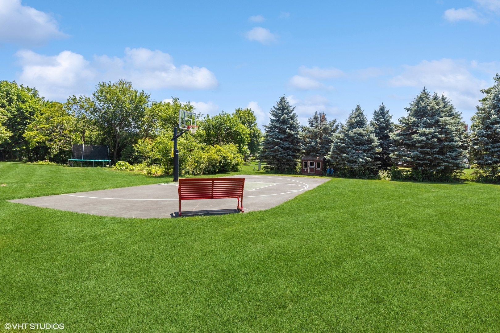 23905 West Bedlington Circle Deer Park, IL 60010 - Photo 21 of 23 a view of a garden with trees in the background