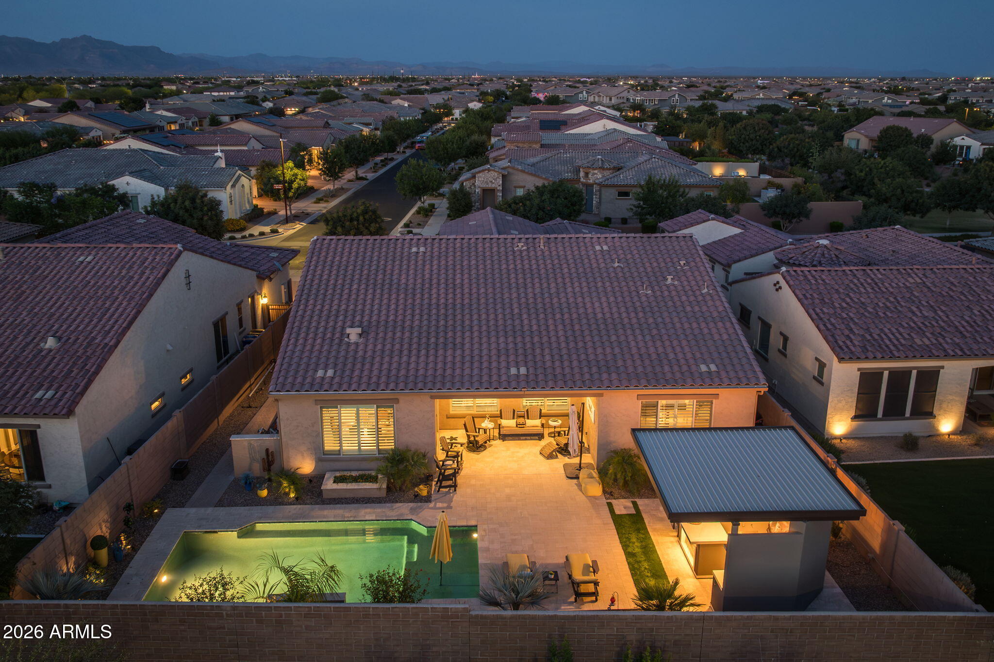 5250 South Wesley Mesa, AZ 85212 - Photo 36 of 89 Overhead View-Backyard