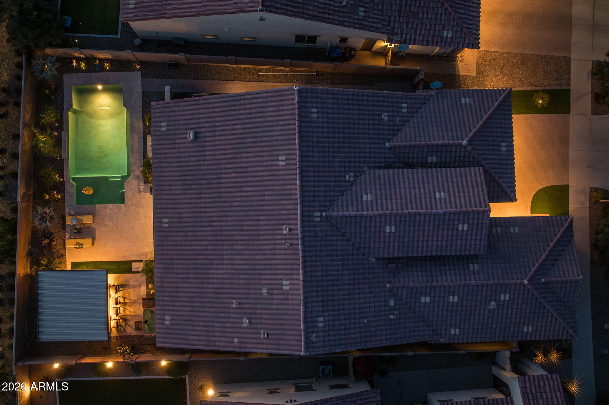 5250 South Wesley Mesa, AZ 85212 - Photo 41 of 89 Overhead View-Backyard