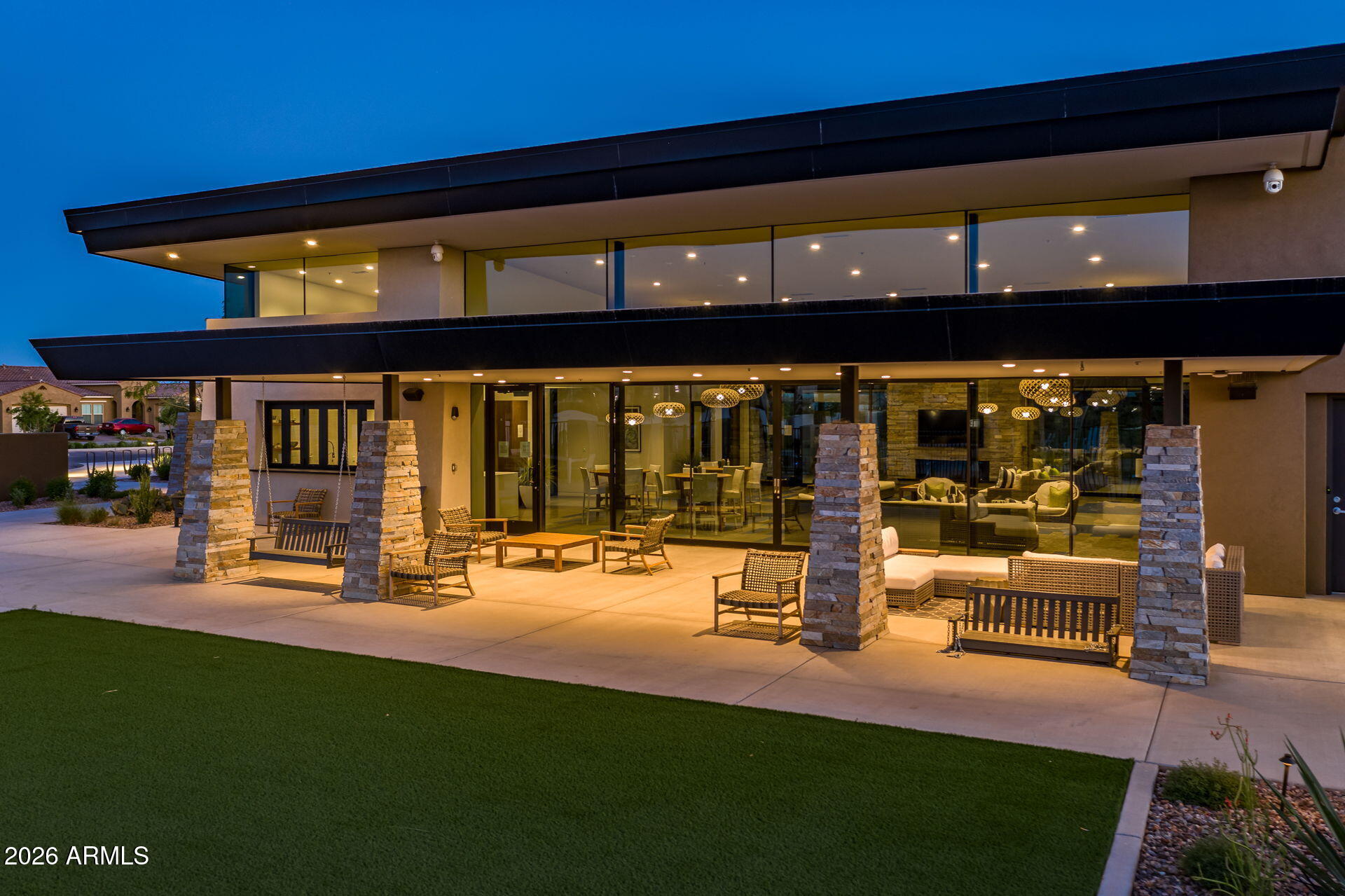 5250 South Wesley Mesa, AZ 85212 - Photo 77 of 89 a view of a swimming pool with outdoor seating